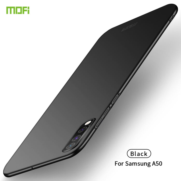 For Galaxy A50 MOFI Frosted PC Ultra-thin Hard Case(Black) - Galaxy Phone Cases by MOFI | Online Shopping South Africa | PMC TechLife