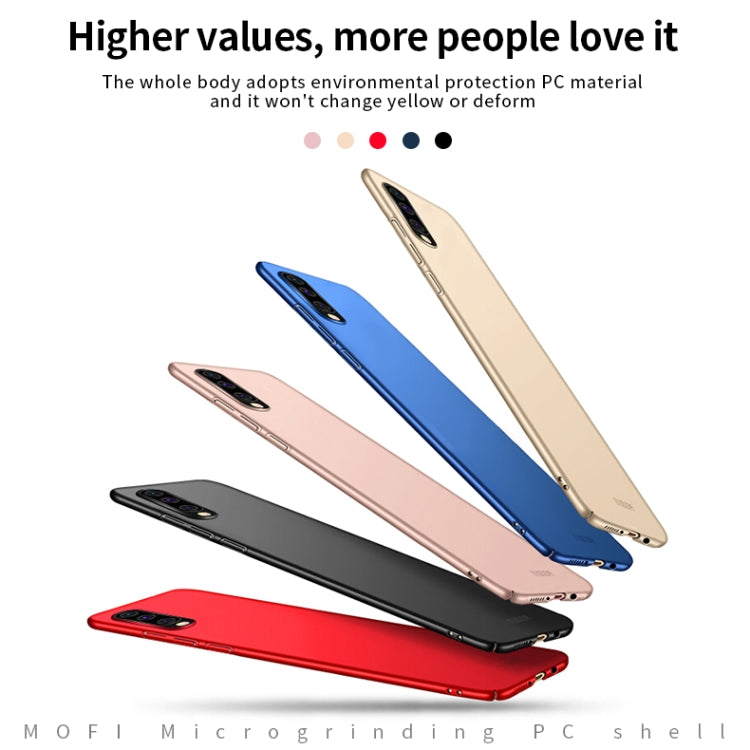 For Galaxy A50 MOFI Frosted PC Ultra-thin Hard Case(Black) - Galaxy Phone Cases by MOFI | Online Shopping South Africa | PMC TechLife