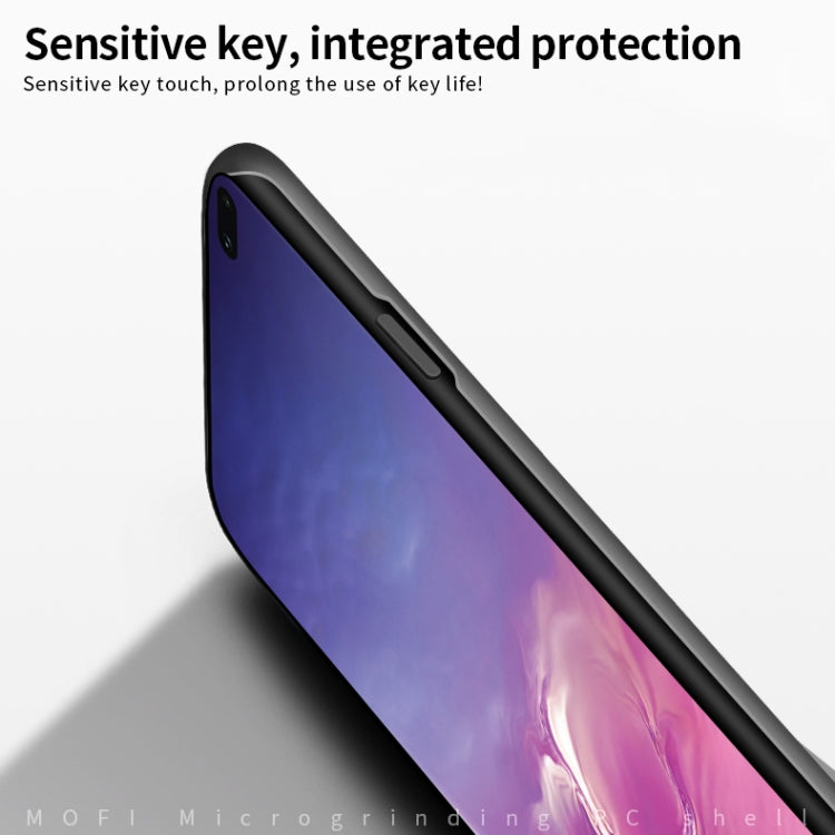 For Galaxy S10+ MOFI Frosted PC Ultra-thin Hard Case(Blue) - Galaxy Phone Cases by MOFI | Online Shopping South Africa | PMC TechLife