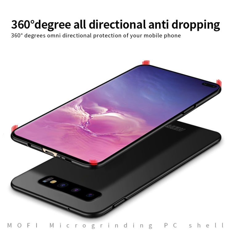 For Galaxy S10+ MOFI Frosted PC Ultra-thin Hard Case(Red) - Galaxy Phone Cases by MOFI | Online Shopping South Africa | PMC Jewellery