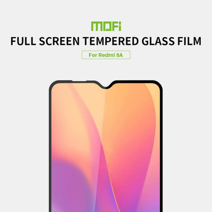 For Xiaomi RedMi 8A MOFI 9H 2.5D Full Screen Tempered Glass Film(Black) -  by MOFI | Online Shopping South Africa | PMC Jewellery