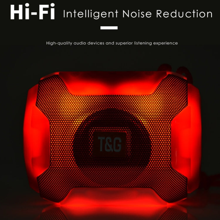 T&G TG162 LED Stereo Portable Bluetooth Speaker Mini Wireless Speaker Subwoofer(Green) - Desktop Speaker by T&G | Online Shopping South Africa | PMC Jewellery | Buy Now Pay Later Mobicred