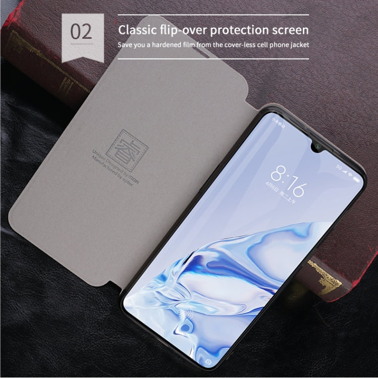 For Xiaomi  Mi 9 Pro MOFI Rui Series Classical Leather Flip Leather Case With Bracket Embedded Steel Plate All-inclusive(Black) - Xiaomi Cases by MOFI | Online Shopping South Africa | PMC Jewellery