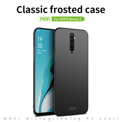 For OPPO Reno2 Z MOFI Frosted PC Ultra-thin Hard Case(Black) - OPPO Cases by MOFI | Online Shopping South Africa | PMC Jewellery