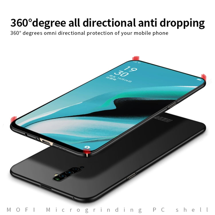 For OPPO Reno2 Z MOFI Frosted PC Ultra-thin Hard Case(Black) - OPPO Cases by MOFI | Online Shopping South Africa | PMC Jewellery