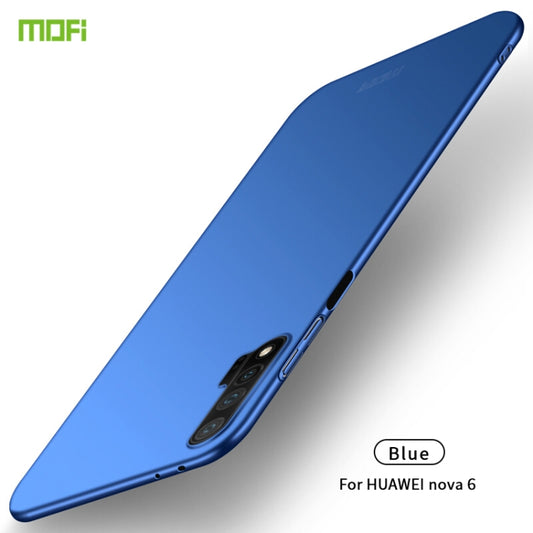 For Huawei Nova 6 MOFI Frosted PC Ultra-thin Hard Case(Blue) - Huawei Cases by MOFI | Online Shopping South Africa | PMC Jewellery