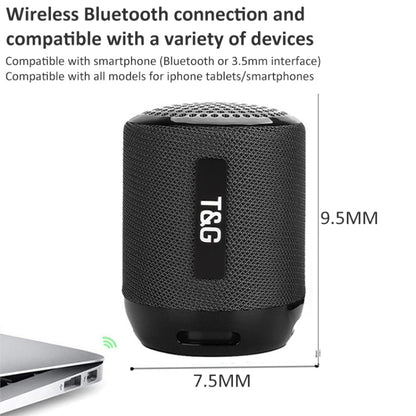 T&G TG129 Portable Wireless Music Speaker Hands-free with MIC, Support TF Card FM(Black) - Desktop Speaker by T&G | Online Shopping South Africa | PMC Jewellery | Buy Now Pay Later Mobicred