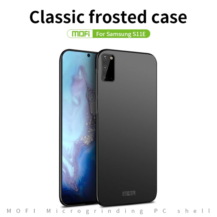 For Galaxy S20 MOFI Frosted PC Ultra-thin Hard Case(Black) - Galaxy Phone Cases by MOFI | Online Shopping South Africa | PMC Jewellery