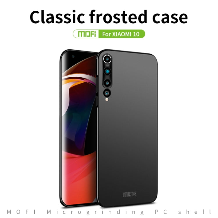 For Xiaomi Mi 10 MOFI Frosted PC Ultra-thin Hard Case(Red) - Xiaomi Cases by MOFI | Online Shopping South Africa | PMC Jewellery