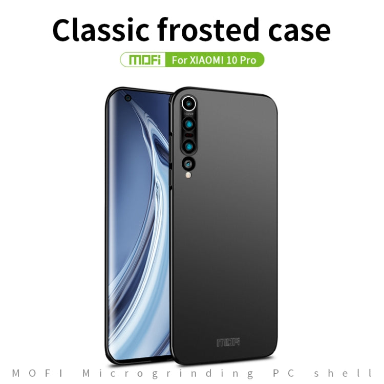 For Xiaomi Mi 10 Pro MOFI Frosted PC Ultra-thin Hard Case(Gold) - Xiaomi Cases by MOFI | Online Shopping South Africa | PMC TechLife