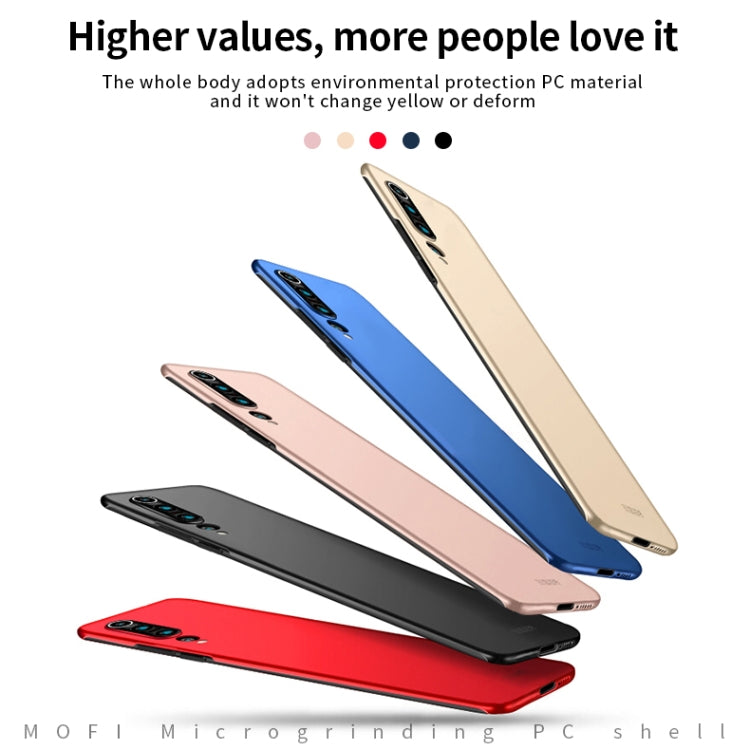 For Xiaomi Mi 10 Pro MOFI Frosted PC Ultra-thin Hard Case(Gold) - Xiaomi Cases by MOFI | Online Shopping South Africa | PMC TechLife