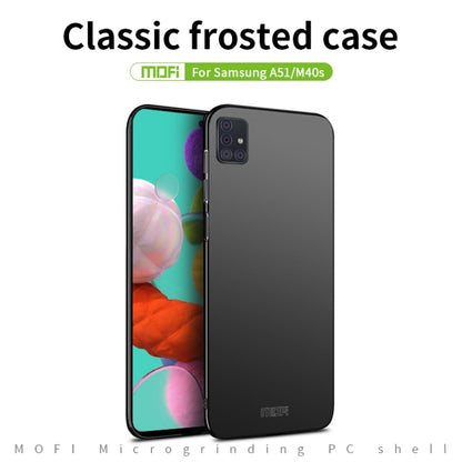 For Galaxy A51 MOFI Frosted PC Ultra-thin Hard Case(Rose Gold) - Galaxy Phone Cases by MOFI | Online Shopping South Africa | PMC Jewellery