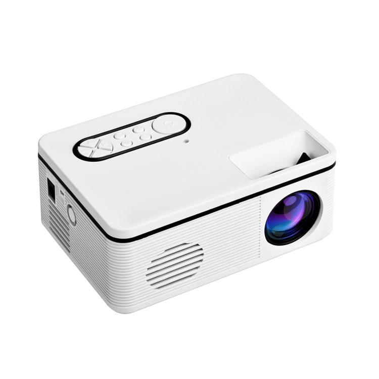 S361 80 lumens 320 x 240 Pixel Portable Mini Projector, Support 1080P, UK Plug(White) - LED Projector by PMC Jewellery | Online Shopping South Africa | PMC Jewellery | Buy Now Pay Later Mobicred