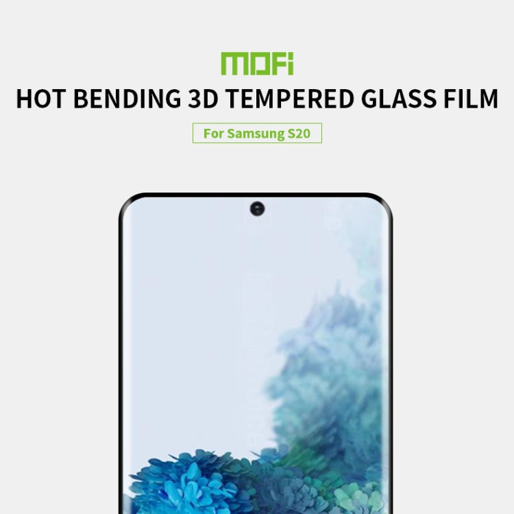 For Galaxy S20 MOFI 9H 3D Explosion Proof Thermal Bending Full Screen Covered Tempered Glass Film - Galaxy Tempered Glass by MOFI | Online Shopping South Africa | PMC Jewellery | Buy Now Pay Later Mobicred