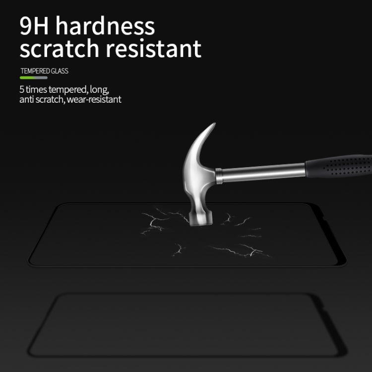 For Huawei P40 Lite E MOFI 9H 3D Explosion-proof Curved Screen Tempered Glass Film(Black) - Huawei Tempered Glass by MOFI | Online Shopping South Africa | PMC Jewellery