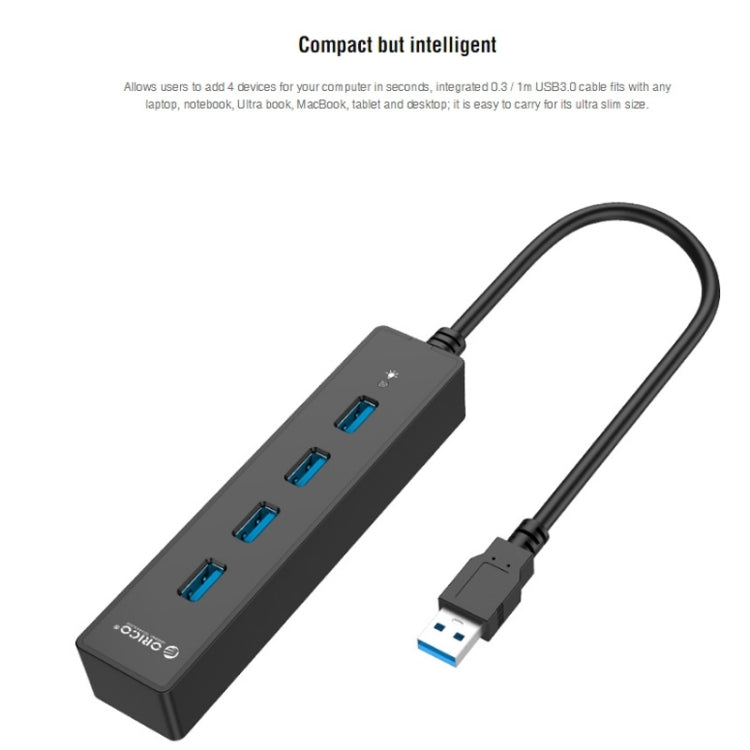 ORICO W8PH4-U3 4 Ports USB 3.0 HUB - USB 3.0 HUB by ORICO | Online Shopping South Africa | PMC Jewellery | Buy Now Pay Later Mobicred