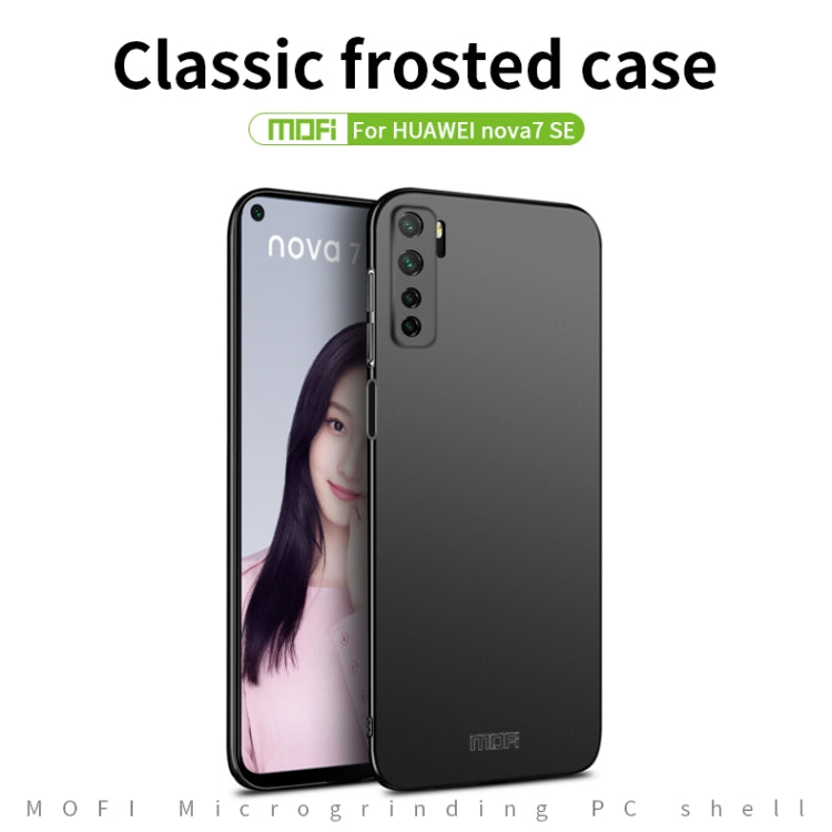 For Huawei Nova 7 SE MOFI Frosted PC Ultra-thin Hard Case(Blue) - Huawei Cases by MOFI | Online Shopping South Africa | PMC Jewellery