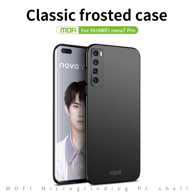 For Huawei Nova 7 Pro MOFI Frosted PC Ultra-thin Hard Case(Rose gold) - Huawei Cases by MOFI | Online Shopping South Africa | PMC TechLife