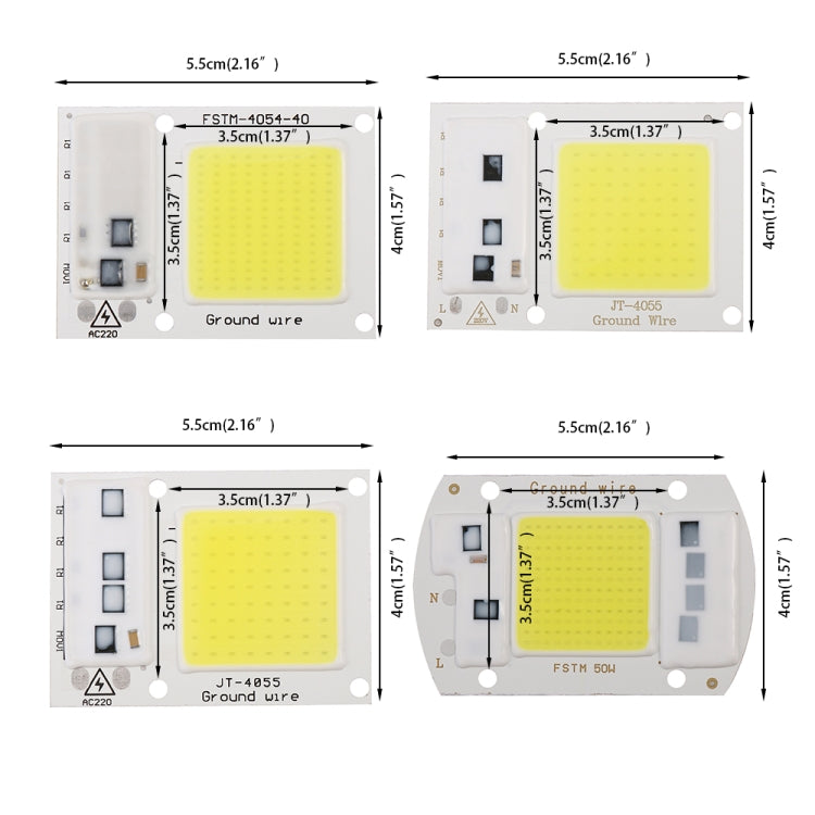 High Power 220V LED FloodlightCool/Warm White COB LED Chip IP65 Smart IC Driver Lamp(30W white) - Celling Lights & Chandeliers by PMC Jewellery | Online Shopping South Africa | PMC Jewellery | Buy Now Pay Later Mobicred