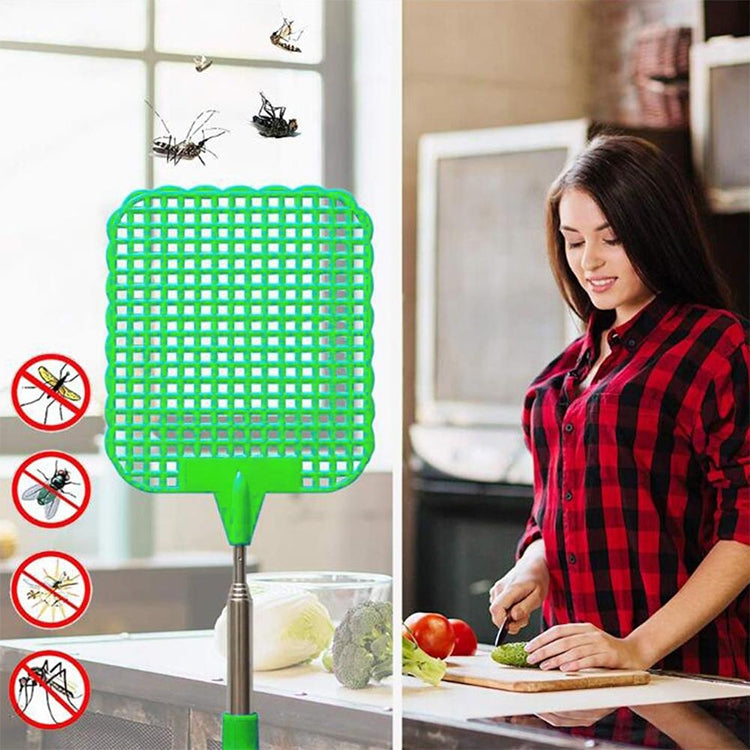 Creative Retractable Plastic Fly Swatter Summer Supplies Mosquito Swatter(Black) - Fly Swatter by PMC Jewellery | Online Shopping South Africa | PMC Jewellery | Buy Now Pay Later Mobicred