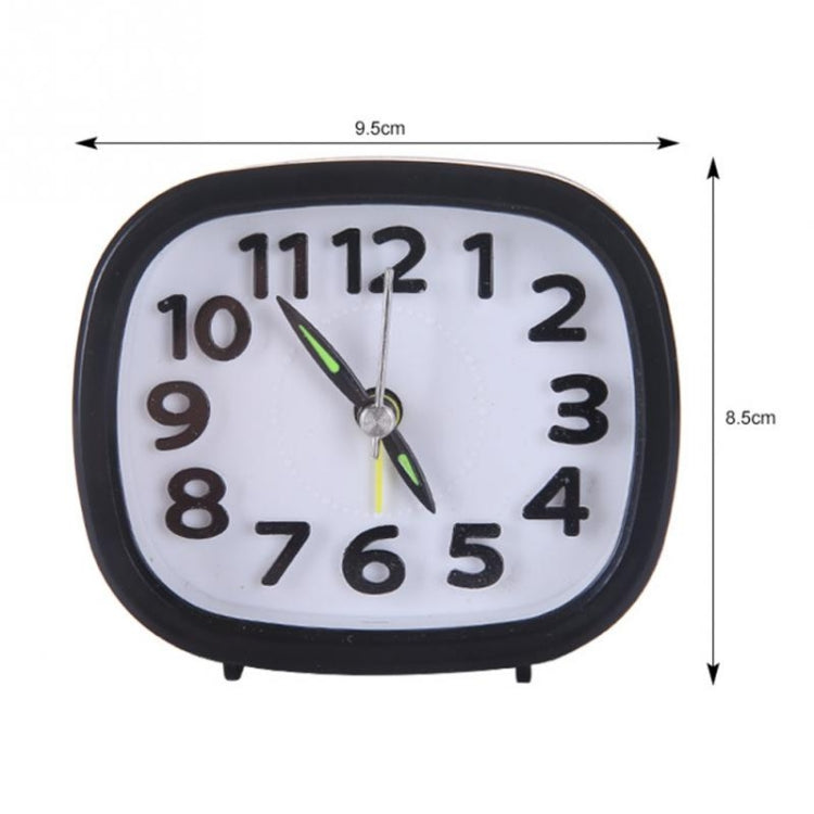 Creative Minimalist Mute Alarm Clock(Square White) - Alarm Clocks by PMc TechLife | Online Shopping South Africa | PMc TechLife | Buy Now Pay Later Mobicred