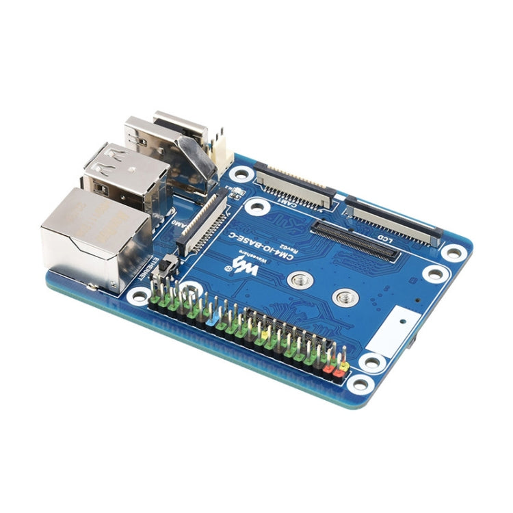 Waveshare CM4-IO-BASE-C For Raspberry Pi Compute Module 4 Mini Base Board, 23228 - Raspberry Pi Accessories by Waveshare | Online Shopping South Africa | PMC Jewellery | Buy Now Pay Later Mobicred