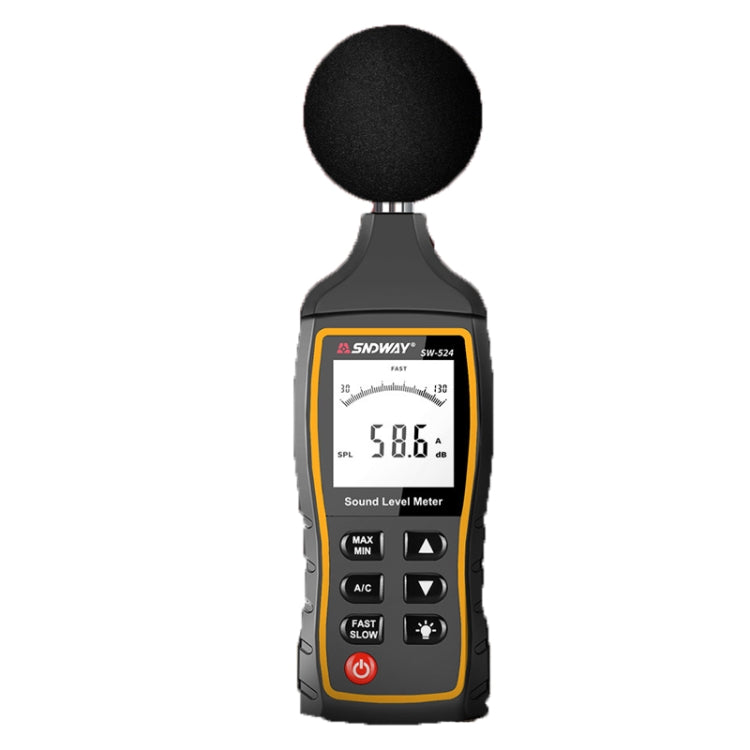 SNDWAY Handheld High Precision Noise Decibel Meter, Model:SW524(Storage+USB Communication) - Light & Sound Meter by SNDWAY | Online Shopping South Africa | PMC Jewellery | Buy Now Pay Later Mobicred