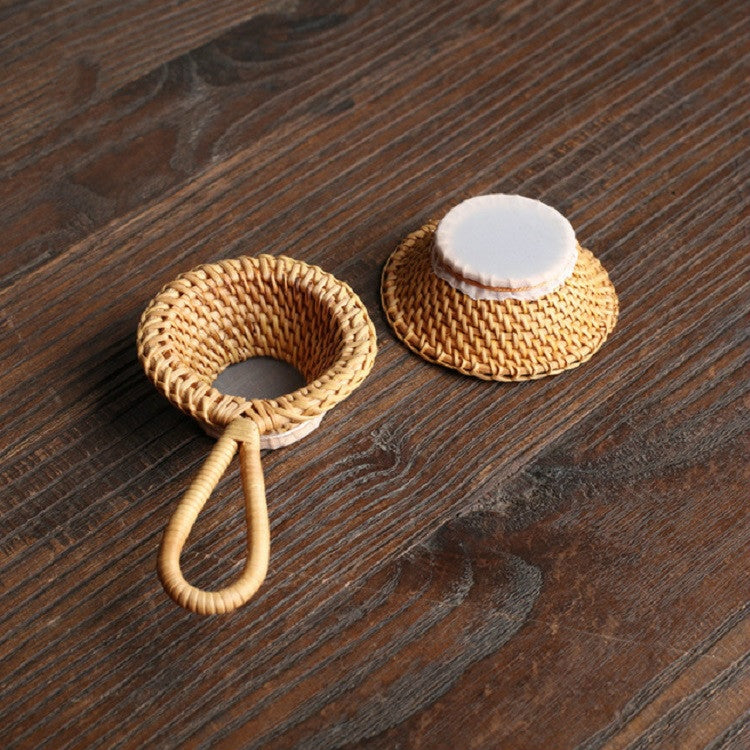 Bamboo Woven Creative Filter Reusable Filter Tea Colander Gadget, Style:Bamboo Pole Hole Tea Leak - Tea Strainers by PMC TechLife | Online Shopping South Africa | PMC TechLife | Buy Now Pay Later Mobicred