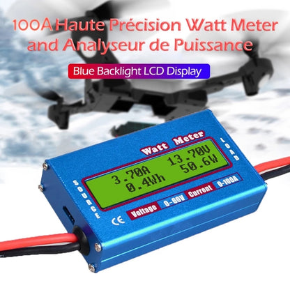 Airplane Model 0-100A 0-60V Continuous Current 50A High Precision Wattmeter - Current & Voltage Tester by PMC Jewellery | Online Shopping South Africa | PMC Jewellery | Buy Now Pay Later Mobicred