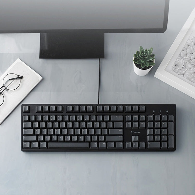 Rapoo V860 Desktop Wired Gaming Mechanical Keyboard, Specifications:104 Keys(Tea Shaft) - Wired Keyboard by Rapoo | Online Shopping South Africa | PMC Jewellery | Buy Now Pay Later Mobicred