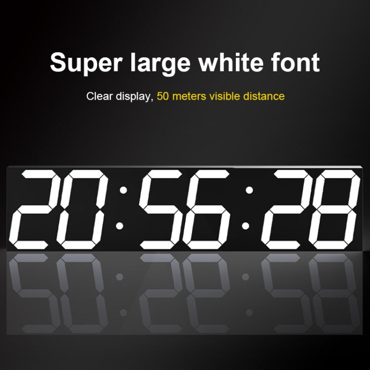 Creative LED Digital Wall Clock Multi-function WIFI Clock, Style:6 Bit Sealed Box WIFI(White) - Wall Clock by PMc TechLife | Online Shopping South Africa | PMc TechLife | Buy Now Pay Later Mobicred