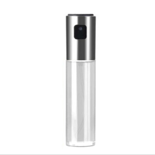 Plastic Glass Olive Pump Spray Bottle Oil Sauce Vinegar Bottle Oil Dispenser(Silver) - Condiment Bottles & Hip Flasks by PMC Jewellery | Online Shopping South Africa | PMC Jewellery