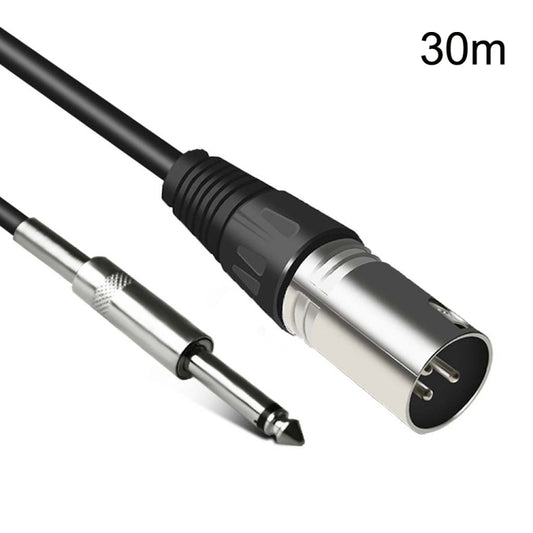 6.35mm Caron Male To XLR 2pin Balance Microphone Audio Cable Mixer Line, Size:30m - Microphone Audio Cable & Connector by PMC Jewellery | Online Shopping South Africa | PMC Jewellery | Buy Now Pay Later Mobicred