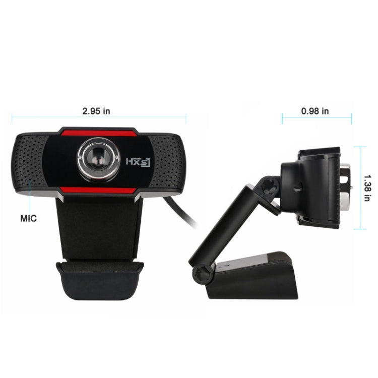 HXSJ S20 USB Webcam 480P PC Camera with Absorption Microphone - HD Camera by HXSJ | Online Shopping South Africa | PMC Jewellery | Buy Now Pay Later Mobicred