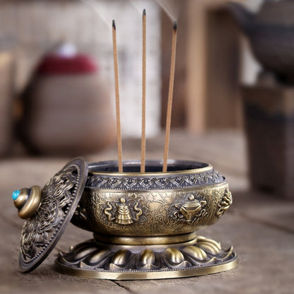 Unique Mosquito Incense Burner Mosquito Coil Holder with Metal Mesh Cover(Gold) - Mosquito Coil Tray by PMC Jewellery | Online Shopping South Africa | PMC Jewellery | Buy Now Pay Later Mobicred