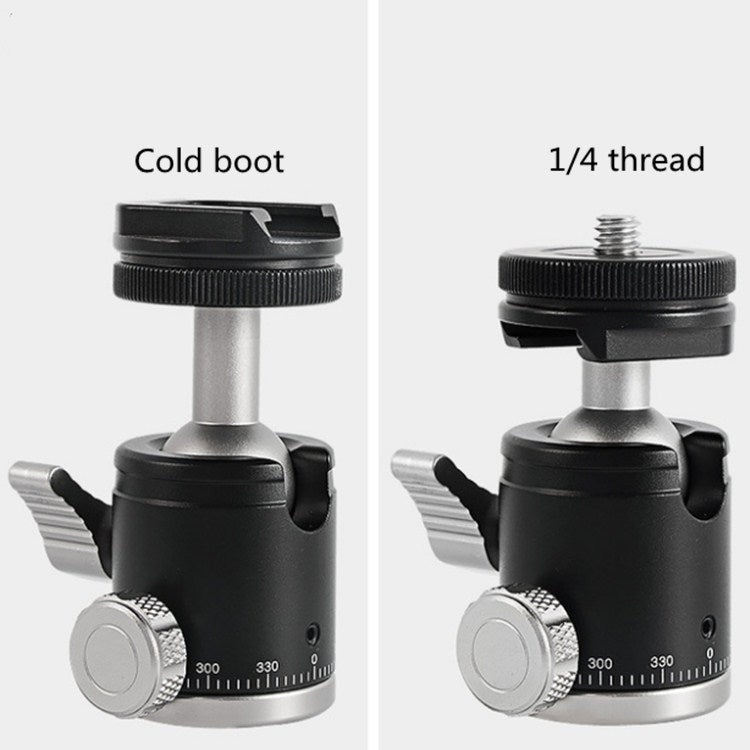 BEXIN K-19 Multifunctional Aluminum Alloy Cold Shoe Ball Head Tripod Mount - free shipping - PMC TechLife - Order now!