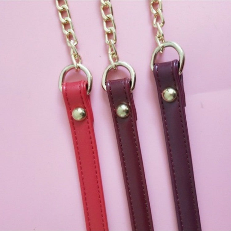 Women Bag PU Leather Chain Long Shoulder Strap Bag Accessories(Red) - Accessories by PMC TechLife | Online Shopping South Africa | PMC TechLife | Buy Now Pay Later Mobicred
