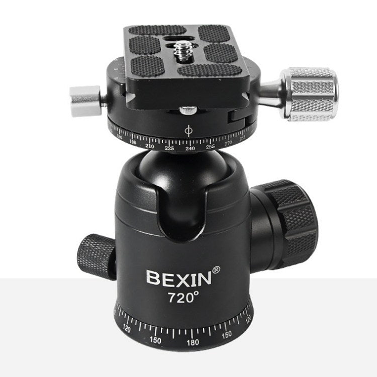 BEXIN 720 Degree Rotation Panoramic Aluminum Alloy Tripod Ball Head with Quick Release Plate - free shipping - PMC TechLife - Order now!