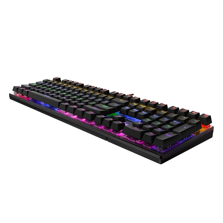 Rapoo V700S 104 Keys Mixed Color Backlight USB Wired Game Computer Without Punching Mechanical Keyboard(Black Shaft) - Wired Keyboard by Rapoo | Online Shopping South Africa | PMC Jewellery | Buy Now Pay Later Mobicred