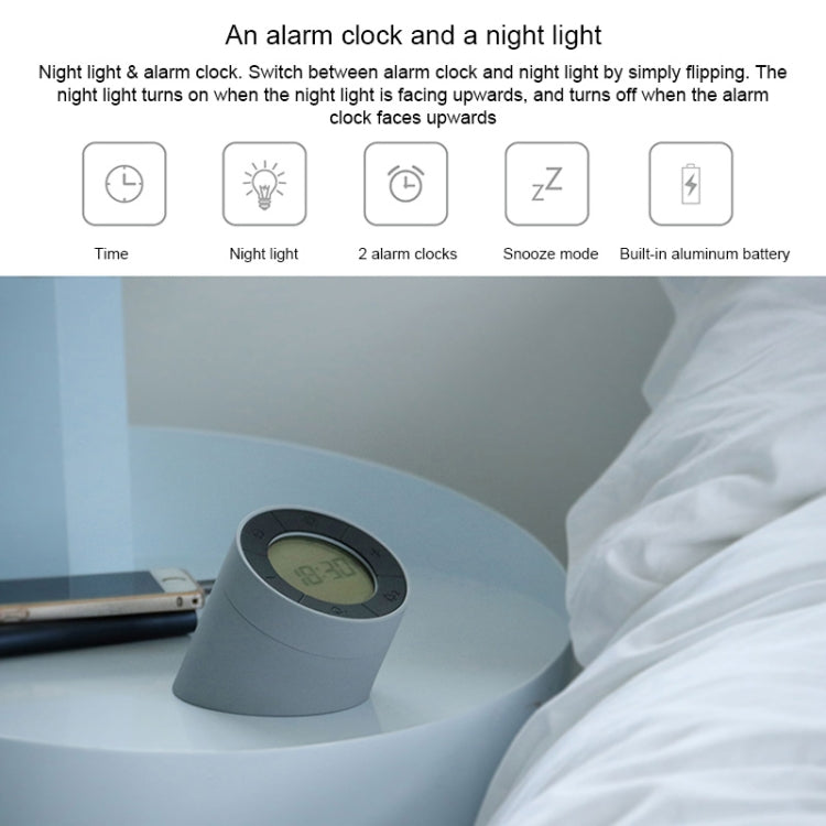 Simple Home Creative Multi-function Charging Stepless Dimming Alarm Clock Night Light(Pink) - Alarm Clocks by PMc TechLife | Online Shopping South Africa | PMc TechLife | Buy Now Pay Later Mobicred