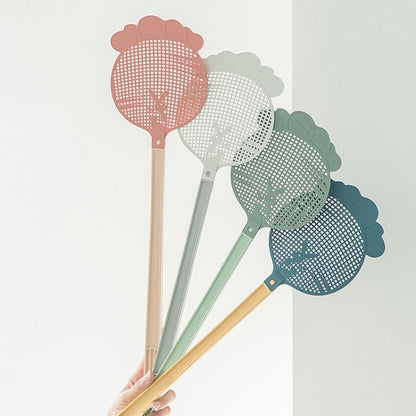 Summer Plastic Fly Swatter Flycatcher, Style:Snowflake Pattern(Dark Light Gray) - Fly Swatter by PMC Jewellery | Online Shopping South Africa | PMC Jewellery | Buy Now Pay Later Mobicred