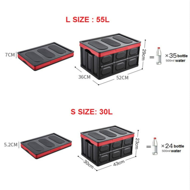 Car Trunk Storage Box Foldable Car Plastic Storage Box, Size:S(Green) - Stowing Tidying by PMc TechLife | Online Shopping South Africa | PMc TechLife | Buy Now Pay Later Mobicred