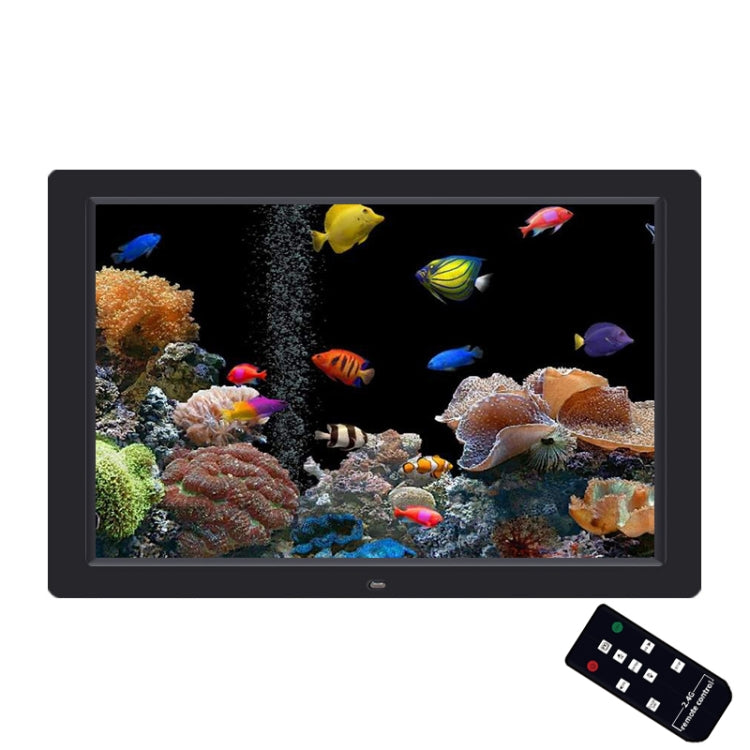 DPF-1201 12 inch 1280x800 Resolution Wall Mounted Advertising Machine LCD Electronic Photo Frame, Plug:US Plug(Black) - 11-15 inch by PMC Jewellery | Online Shopping South Africa | PMC Jewellery | Buy Now Pay Later Mobicred