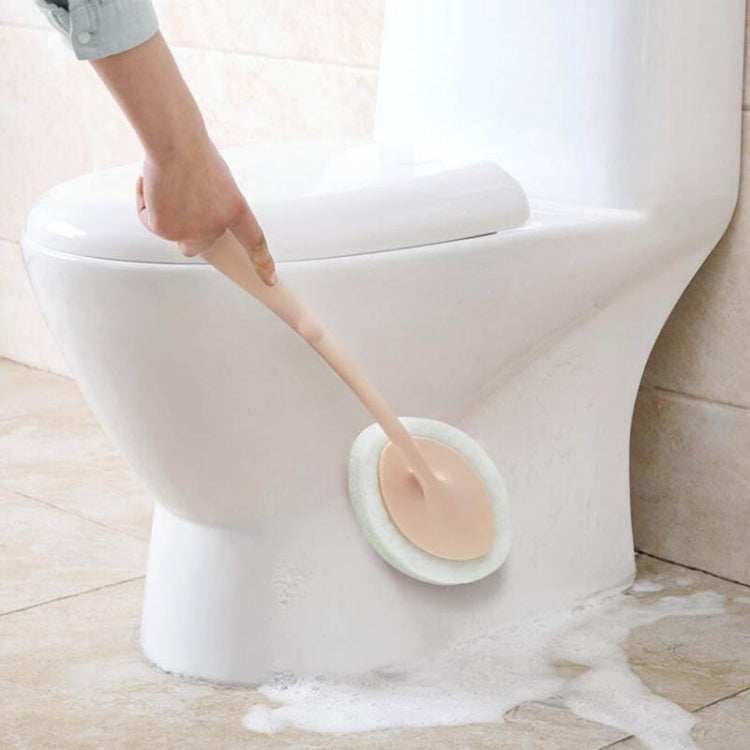 Bathroom Long Handle Cleaning Sponge Brush Floor Tile Decontamination Scouring Pad(White) - Cleaning Tools by PMc TechLife | Online Shopping South Africa | PMc TechLife | Buy Now Pay Later Mobicred