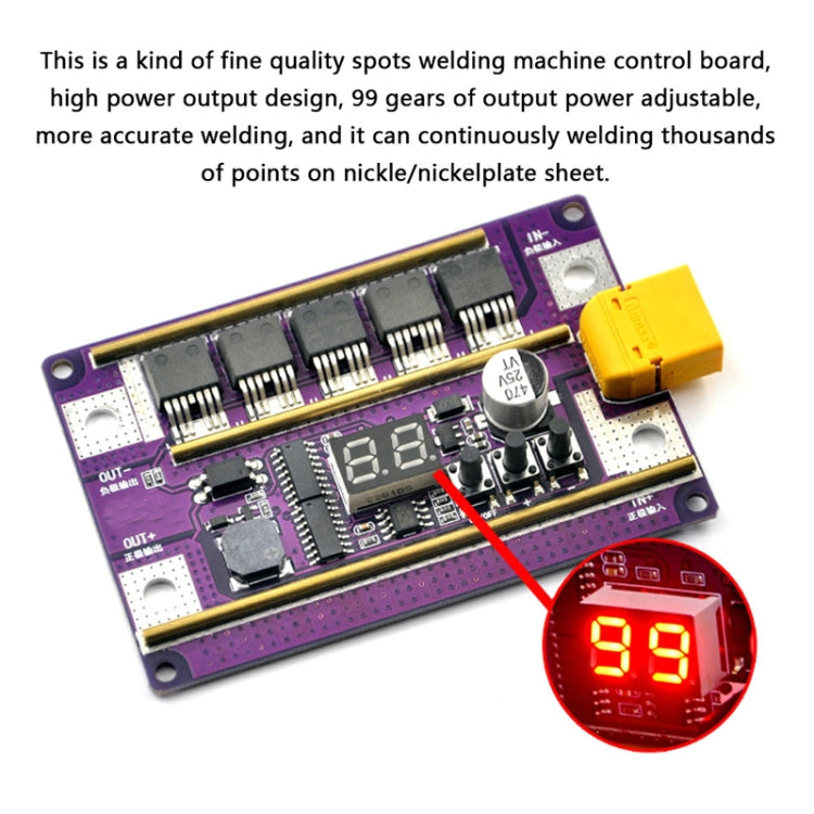 Model Airplane Battery Version 12V Digital Display DIY Battery Spot Welding Machine Pen Control, Style:6 Square Pen With Case - Others by PMC TechLife | Online Shopping South Africa | PMC TechLife | Buy Now Pay Later Mobicred