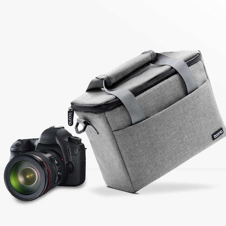 Baona BN-H001 Digital Camera Bag Casual Portable Camera Waterproof Bag, Size:Small(Gray) - free shipping - PMC TechLife - Order now!