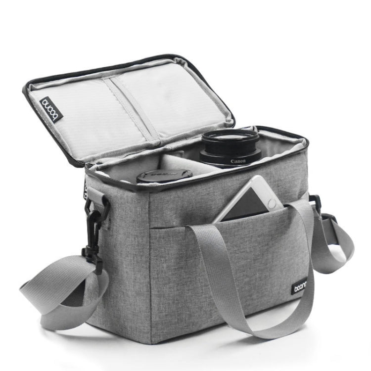 Baona BN-H001 Digital Camera Bag Casual Portable Camera Waterproof Bag, Size:Medium(Gray) - free shipping - PMC TechLife - Order now!
