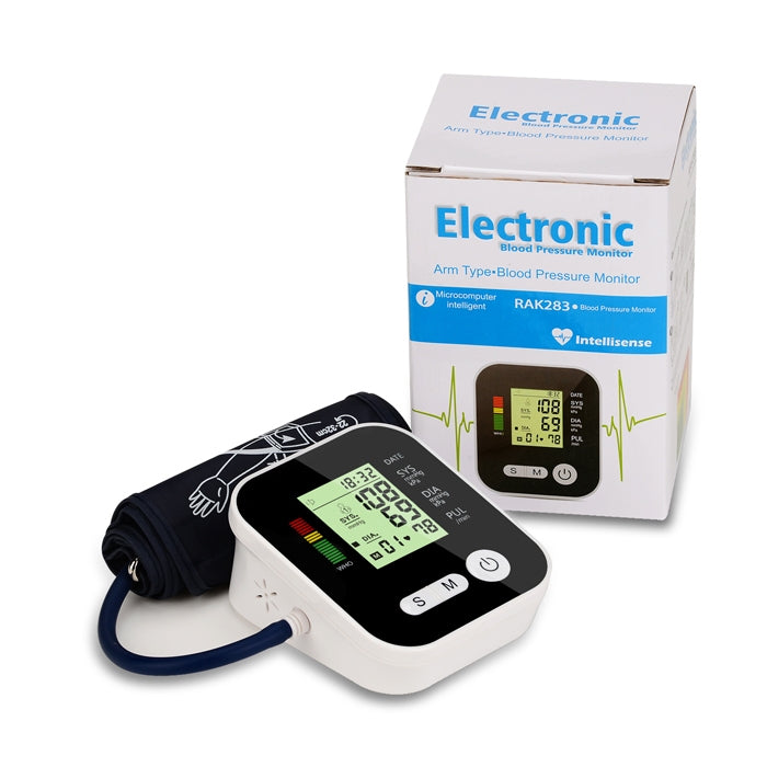 Arm Type Home Electronic Automatic Hypertension Measuring Instrument Sphygmomanometer(Black) - free shipping - PMC TechLife - Order now!