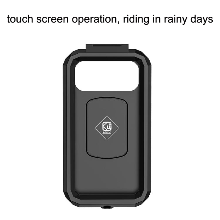 Kewig Bicycle Motorcycle Rearview Mirror Waterproof Box Touch Screen Phone Holder(Small) - Holders by Kewig | Online Shopping South Africa | PMC Jewellery | Buy Now Pay Later Mobicred