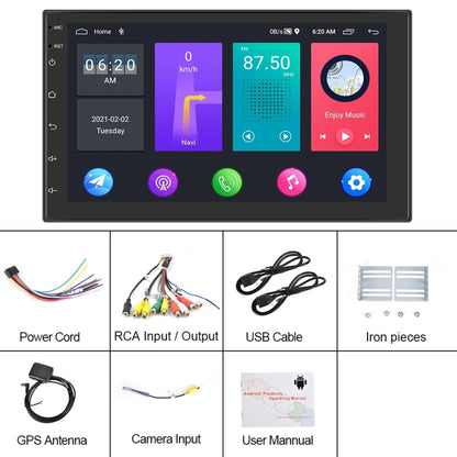 A2798 9 Inch Android WiFi 2+32G Central Control Large screen Universal Car Navigation Reversing Video Player, Style:Standard - Car MP3 & MP4 & MP5 by PMC Jewellery | Online Shopping South Africa | PMC Jewellery | Buy Now Pay Later Mobicred